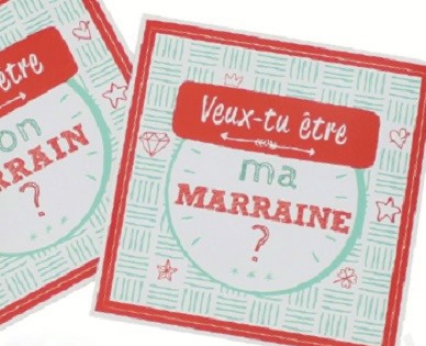 carte parrain et marraine